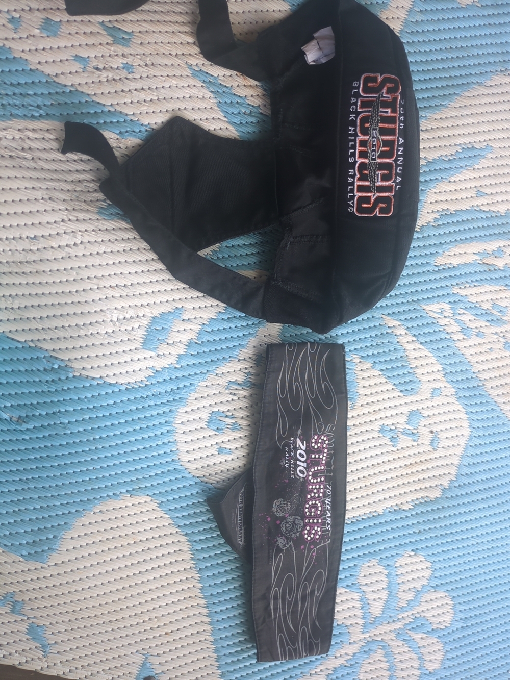 His And Hers Skull Cap And Bandana 2010 70 Years